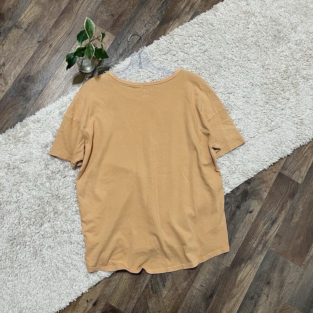 Offline by Aerie Size Small Oversized Distressed Wash Yellow Graphic Tee - Picture 5 of 5